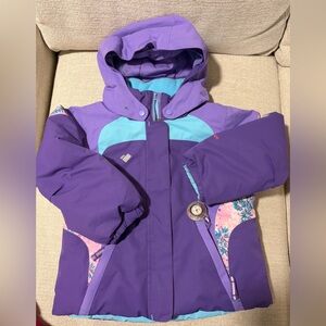 Obermeyer girls size 4 jacket with hood.